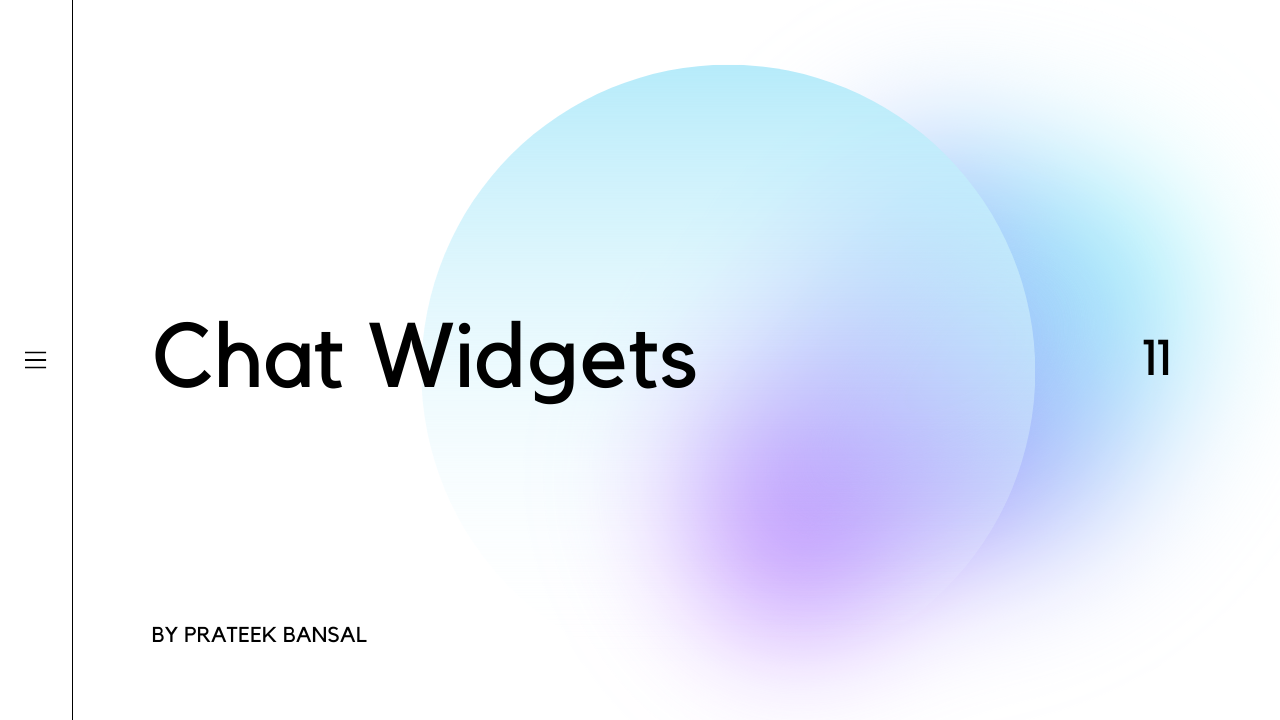 Chat Widgets