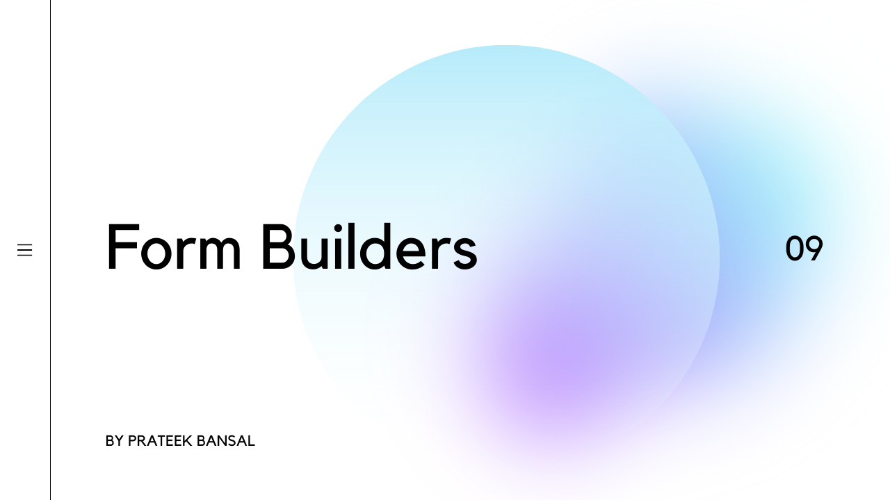Form builders