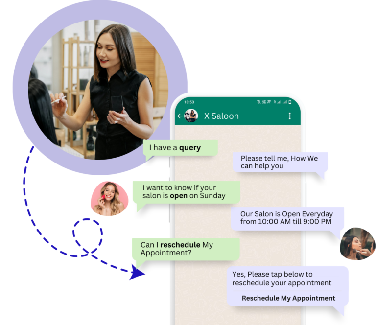 Whatsapp for Beauty Salon