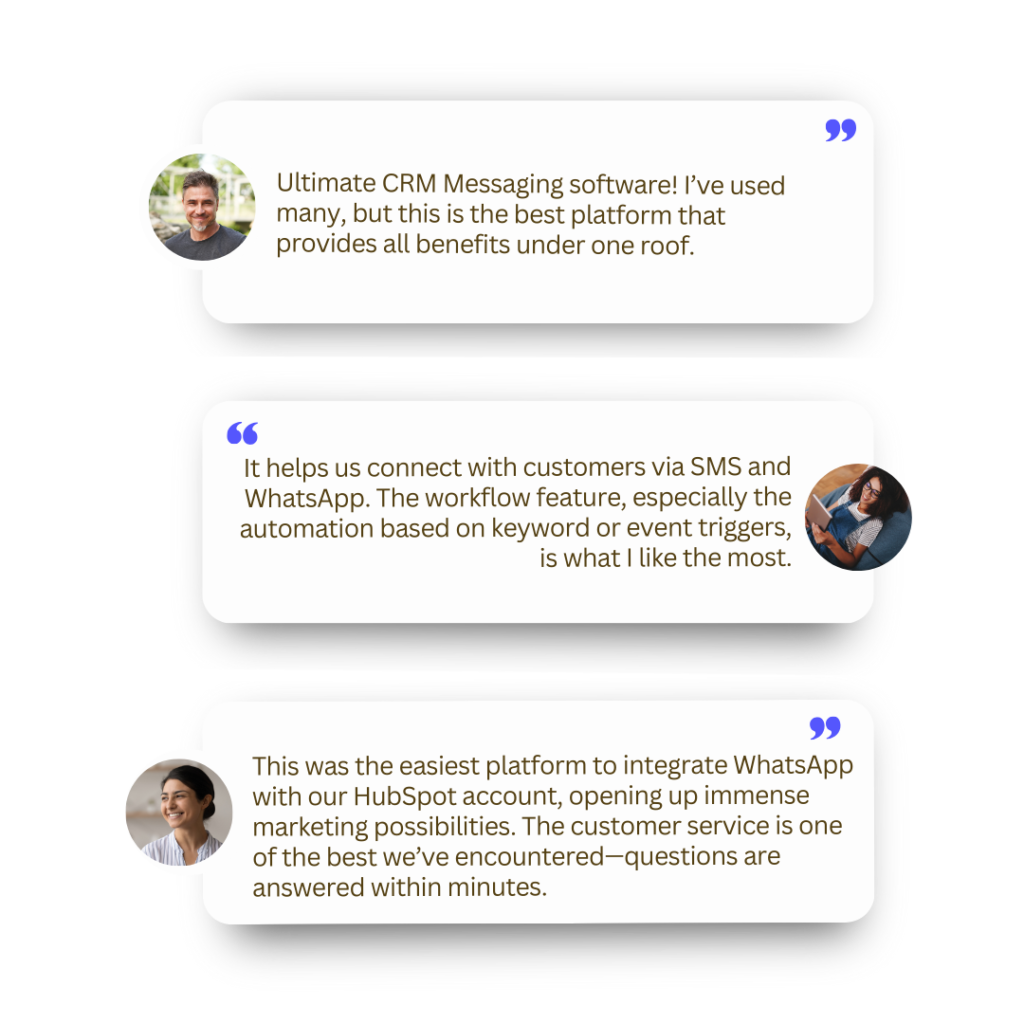 Ultimate CRM Messaging software Ive used many but this is the best platform that provides all benefits under one roof